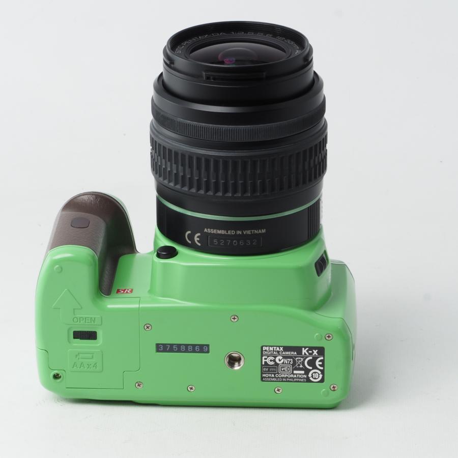 PENTAX K-X Kx 18-55mm レンズキット オーダーカラー ホワイト×グリーン #14931 |  | 07