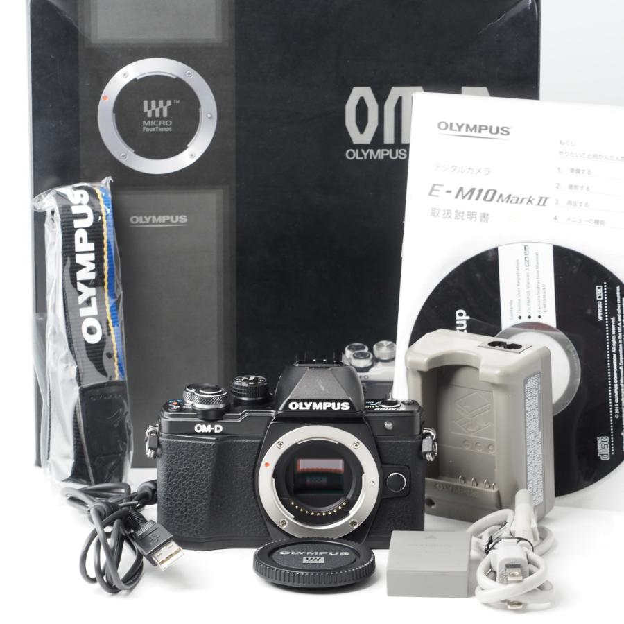 OLYMPUS ミラーレス一眼レフカメラ OM-D E-M10 MarkII ボディ ブラック