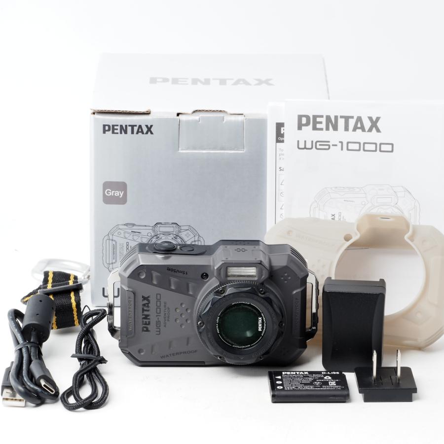 PENTAX WG-1000 グレー 防水デジタルカメラ #15948 |  | 01