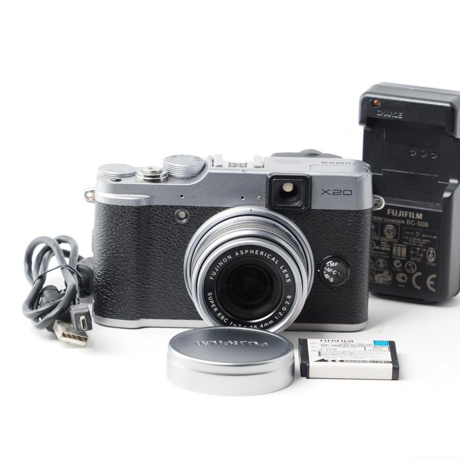 FUJIFILM X20S 光学4倍 シルバー F FX-X20S #16008 | 