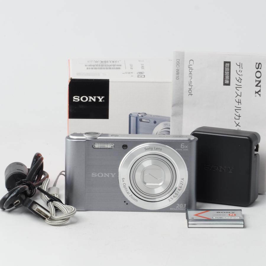 SONY Cyber-shot W810 光学6倍 ?2010万画素 シルバー DSC-W810-S #16205 | 