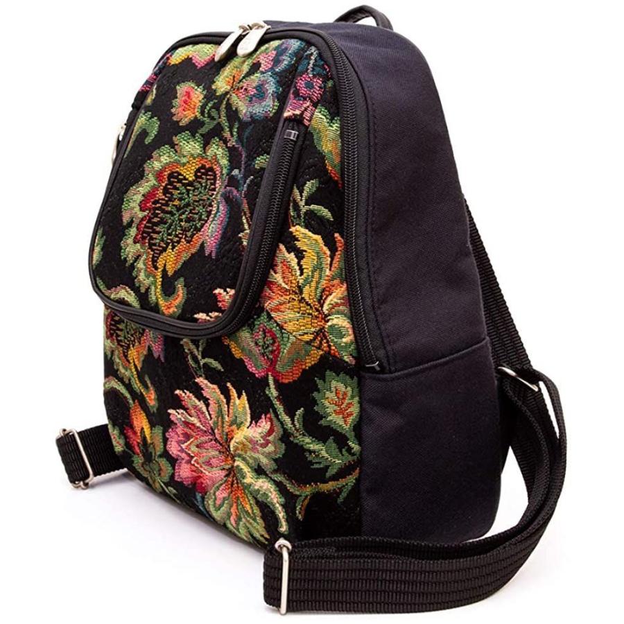 お1人様1点限り 小さめ レディース タウンリュック ゴブラン織り New蘭 Go 15 達磨リュック 日本製 リュックサック デイパック Raffles Mn