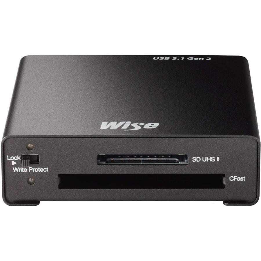 Wise CSD2 コンボカードリーダー USB 3.1 Type-C USB 3.1 Gen 2対応 CFast＆SDカードリーダー US｜reddingstore｜02
