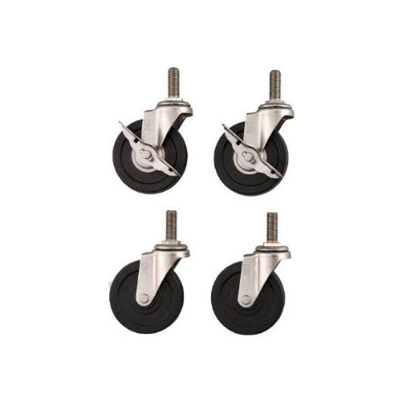 超特価sale開催 Trusco クリーンフレックス キャスターセットf100導電車輪 Sus金具 Cflsd100set その他物流 運搬用 キャスター
