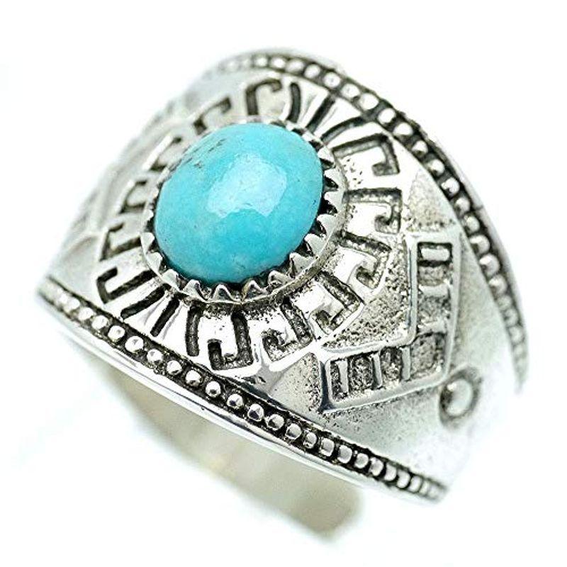 定価 シルバーワン ターコイズ シルバー925 リング メンズ C1 フリーサイズ 象形柄 店長特典付 Www Superavila Com