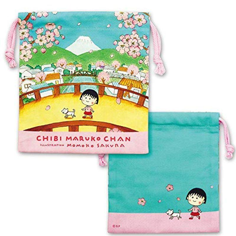 当店だけの限定モデル ちびまる子ちゃん 巾着 巴川の春 Cm Ki511 トートバッグ Www We Job Com