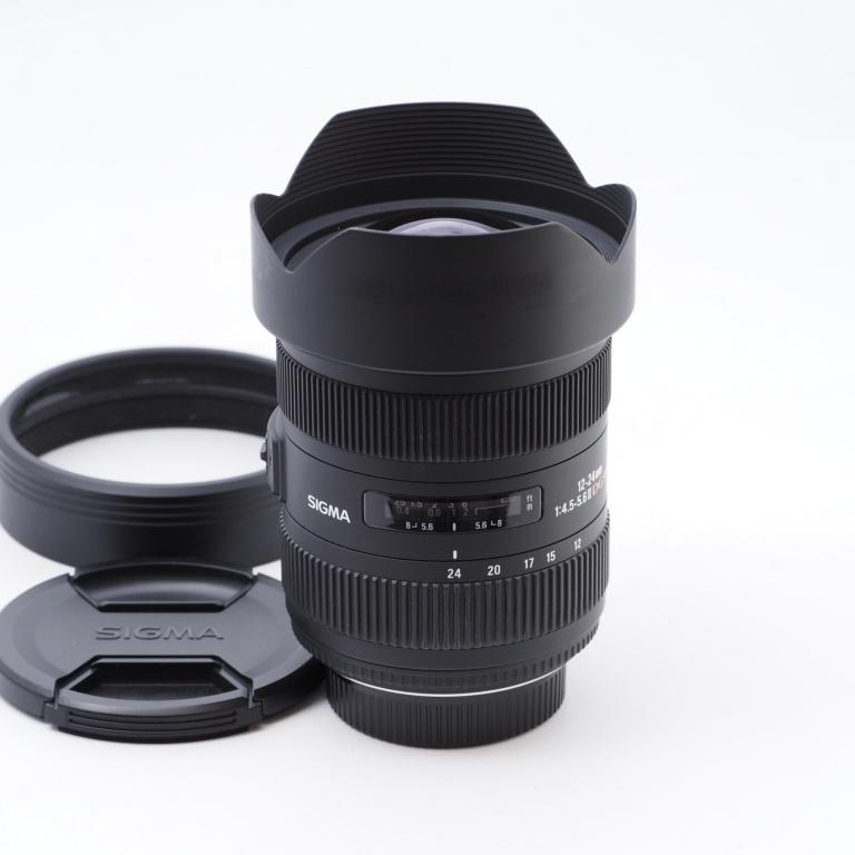 SIGMA シグマ 広角ズームレンズ 12-24mm F4.5-5.6 II DG HSM ニコン Fマウント用 フルサイズ対応 204556 #6196 | 