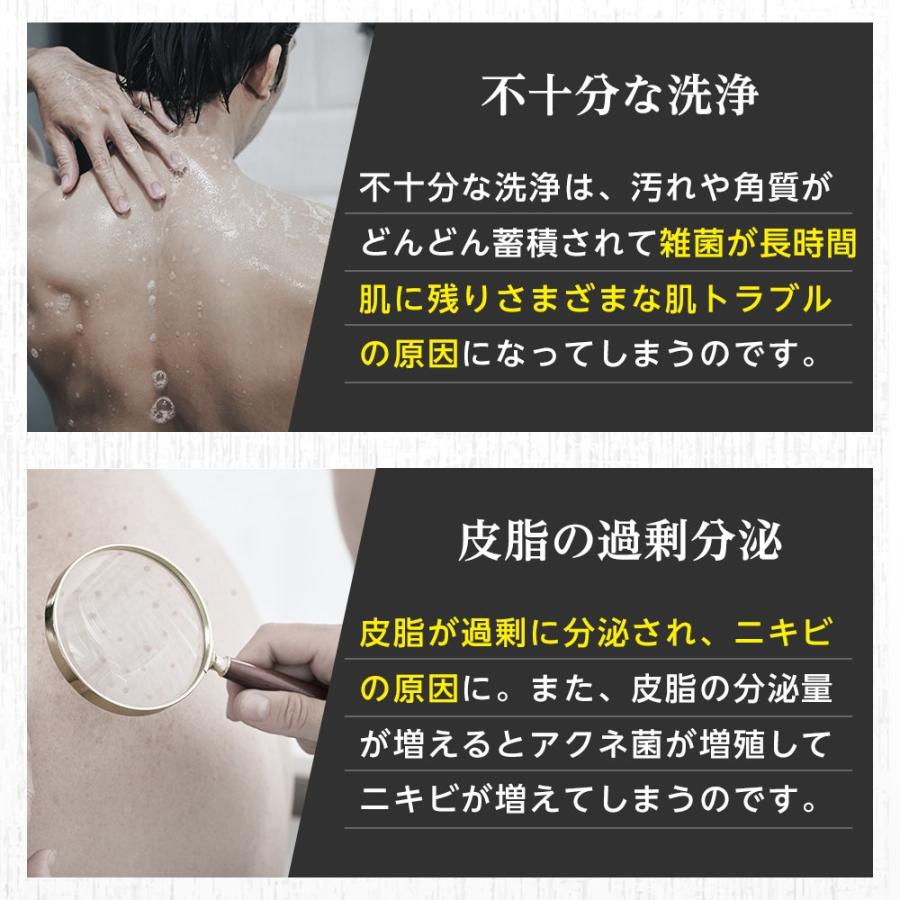 REDEN 薬用 ボディーソープ メンズ 医薬部外品 日本製 柑橘系 320mL 3本 男性用 メディカルボディーソープ 殺菌作用 デオドラント リデン 正規品｜reden｜07