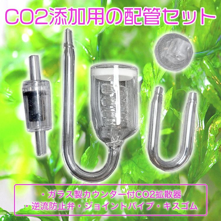 Co2添加用の配管4点セット ガラス製カウンター パイプ 逆流防止弁 キスゴム 二酸化炭素 拡散塔 水草 アクアリウム スパイラル Co2 0001 Red Fairy 通販 Yahoo ショッピング