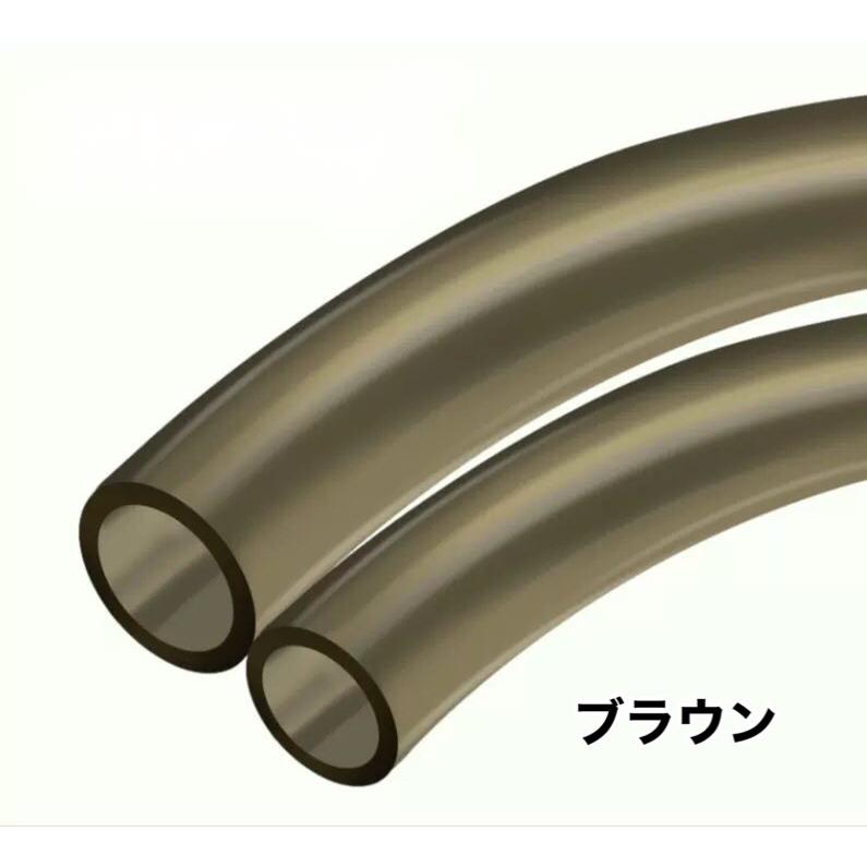 外部式 フィルター用 ホース 16/22mm 3m グリーン ホワイト ブラウン