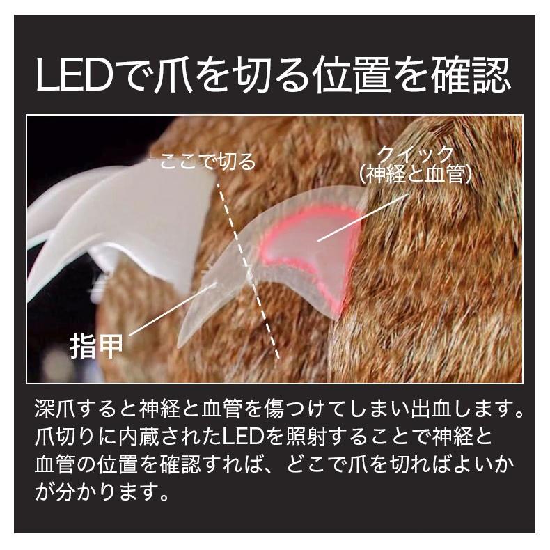 Ledライト 5倍ルーペ付き ペット用 爪切り 犬 猫 イヌ ネコ 拡大鏡 トリミング Nail0001 Red Fairy 通販 Yahoo ショッピング