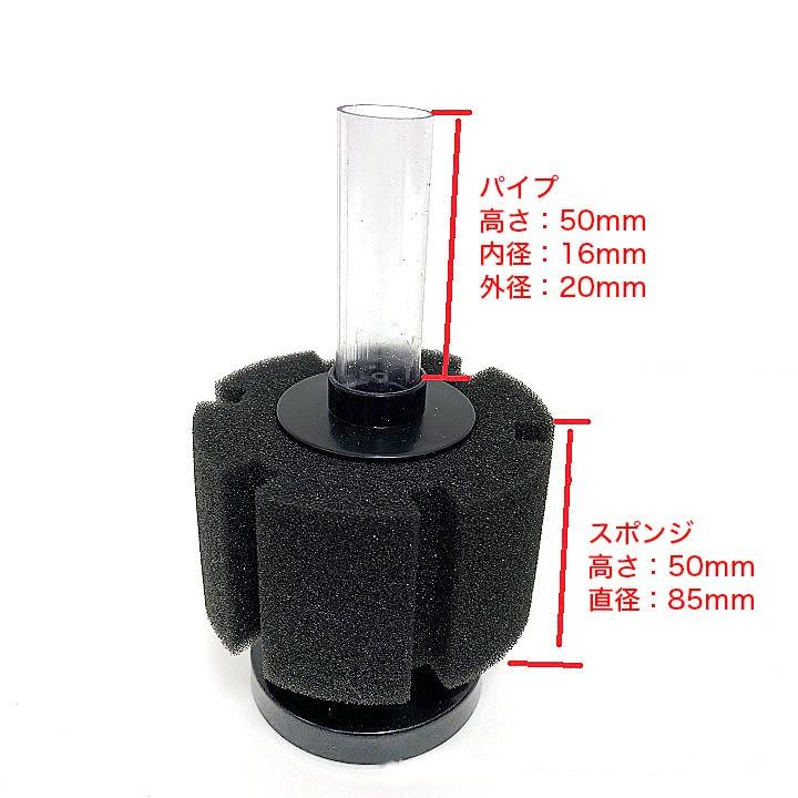 送料無料 スポンジフィルター 2810 適応100L以下 フィルター