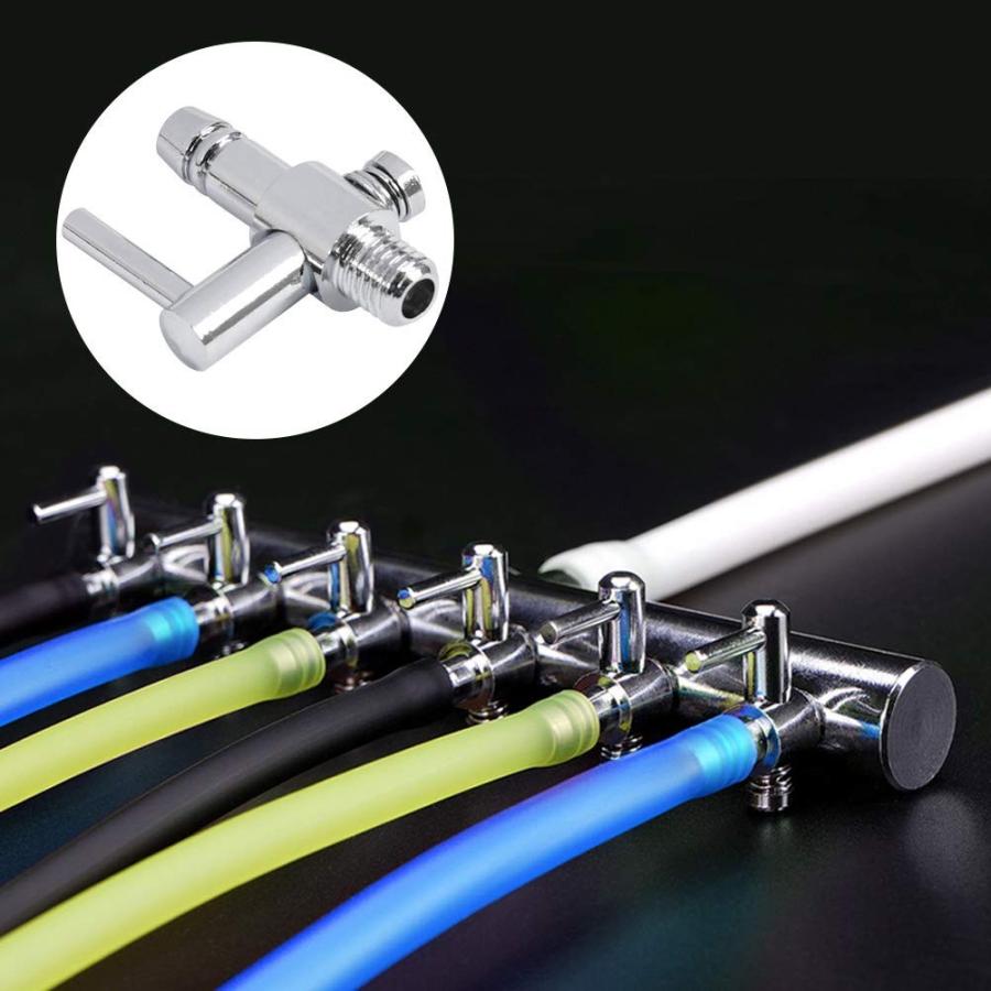 Timesetl エアーチューブ 水槽 一方コック エアー量 調節 エアレーション 分岐コック レバーバルブ 気流制御 ステンレス 個 S Redハート店 通販 Yahoo ショッピング