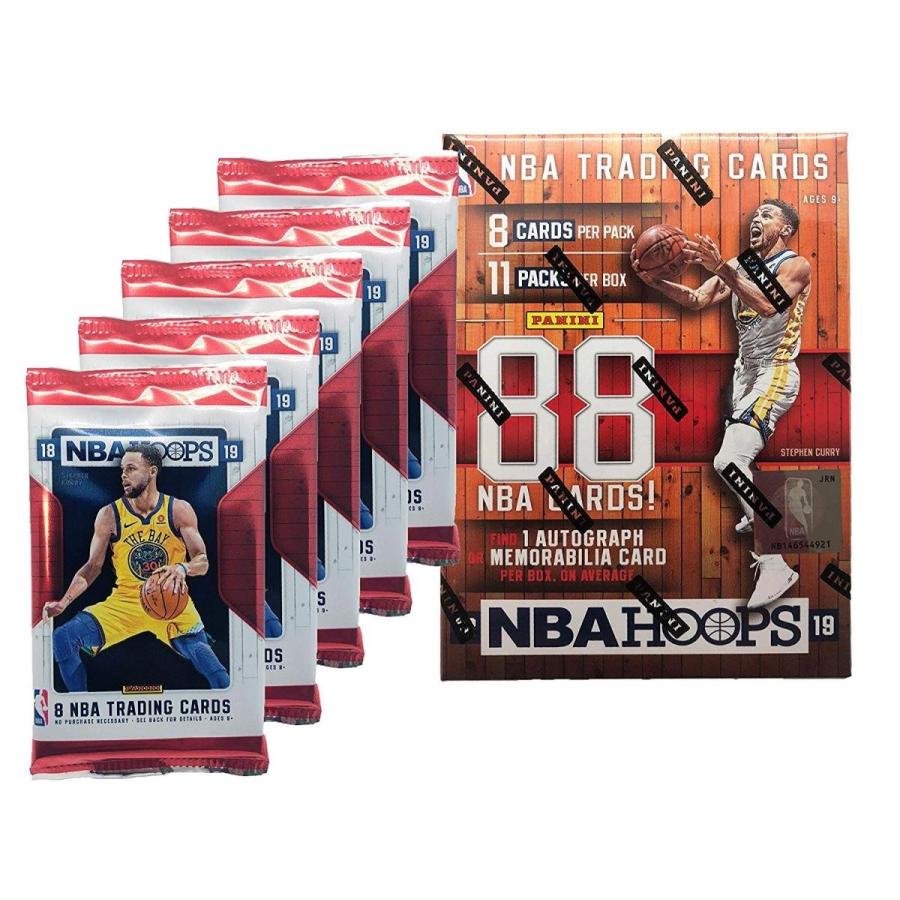 工場で密封されたバスケットボールカード 18 19 ゲーム おもちゃ S Redハート店 テレビゲーム 1箱にサインまたは記念カード付き Hoops Hoops