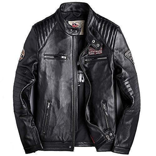 絶対一番安い Fiffyle ライダース ジャケット メンズ 本革 羊革ラム革 牛革 シングル ダブル 刺繍ミリタリージャケット レザージャケットショート丈 バイク 独創的 App Integracps Com Br
