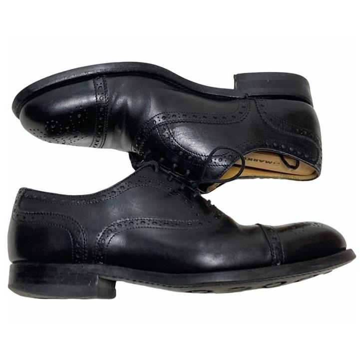 【美品】Berwick×ユニバーサルランゲージ 別注コラボ 革靴　黒 美品】Berwick×ユニバーサルランゲージ 別注コラボ 革靴 黒