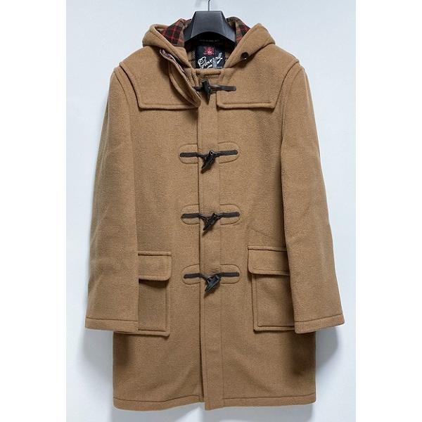低価格 グローバーオール Gloverall 512dc ロング丈 ダッフルコート 36 Mサイズ タン 水牛 革トグル クラシックフィット コート アウター Southcity Co Id