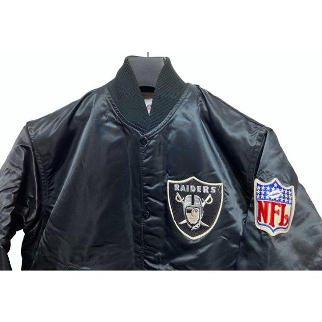 80-90S STARTER×RAIDERS レイダースオールレザースタジャン - アウター