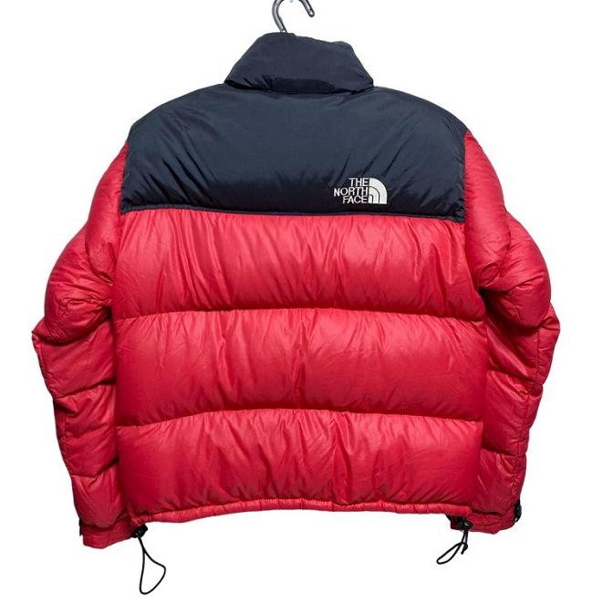 90's ビンテージ THE NORTH FACE ヌプシ ジャケット ダウン Sサイズ 赤 ノースフェイス NF002YO｜rediohead08｜03