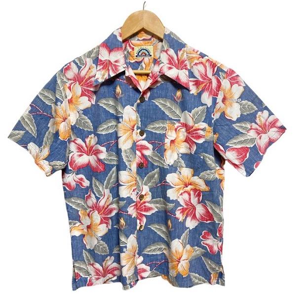 OCTOPUS ARMY/オクトパスアーミー 半袖アロハシャツ メンズMLサイズ相当 | 