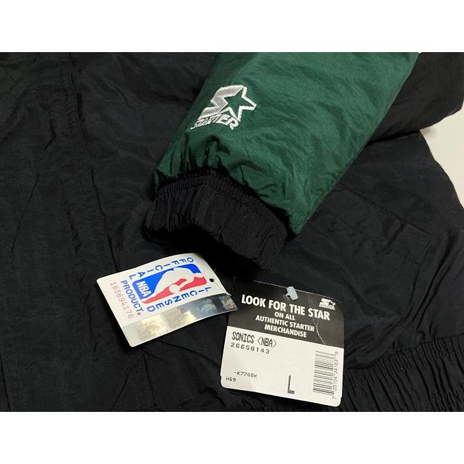 購入 【DEADSTOCK】90´s NBA STARTER製 シアトルソニックス チーム