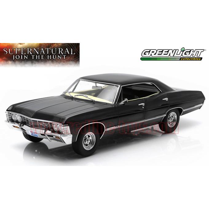 アメ車ミニカー グリーンライト ドラマ スーパーナチュラル 1967 シボレー インパラ Ss オハイオ州プレート 1 18 レッドラインコレクティブルズ 通販 Yahoo ショッピング