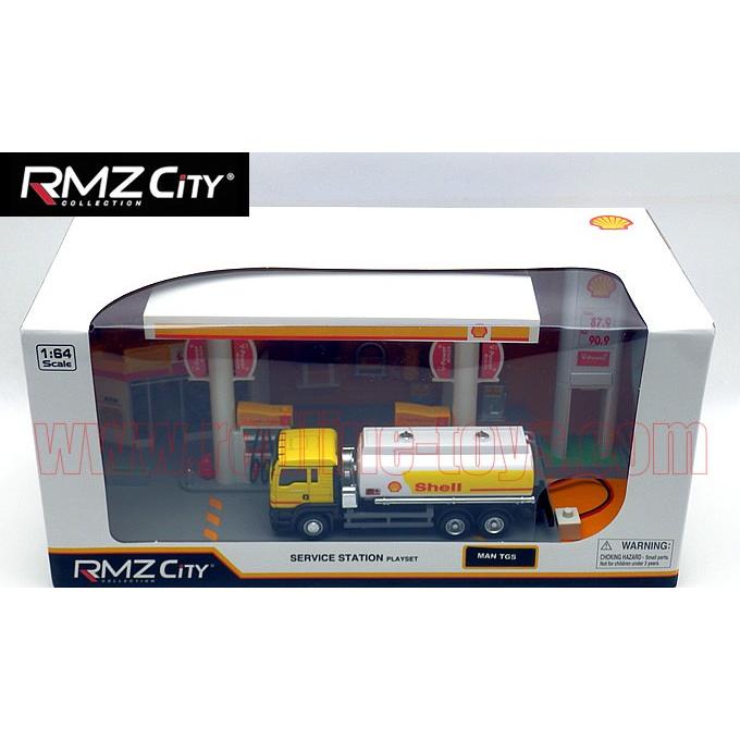 アメ車ミニカー Rmz City ジオラマ Shell サービスステーション W タンカー 1 64 Shell レッドラインコレクティブルズ 通販 Yahoo ショッピング