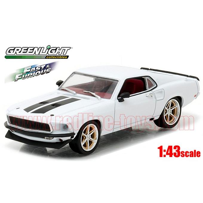 アメ車ミニカー グリーンライト Fast Furious ワイルド スピード Roman S 1969 フォード マスタング 1 43 レッドラインコレクティブルズ 通販 Yahoo ショッピング
