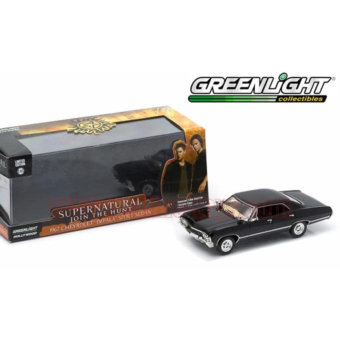 アメ車ミニカー グリーンライト ドラマ スーパーナチュラル 1967 シボレー インパラ スポーツセダン ブラック 1 43 レッドラインコレクティブルズ 通販 Yahoo ショッピング