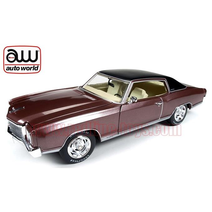 アメ車ミニカー オートワールド 1971 シボレー モンテカルロ Ss454 ブラウン 1 18 Amm1055 レッドラインコレクティブルズ 通販 Yahoo ショッピング