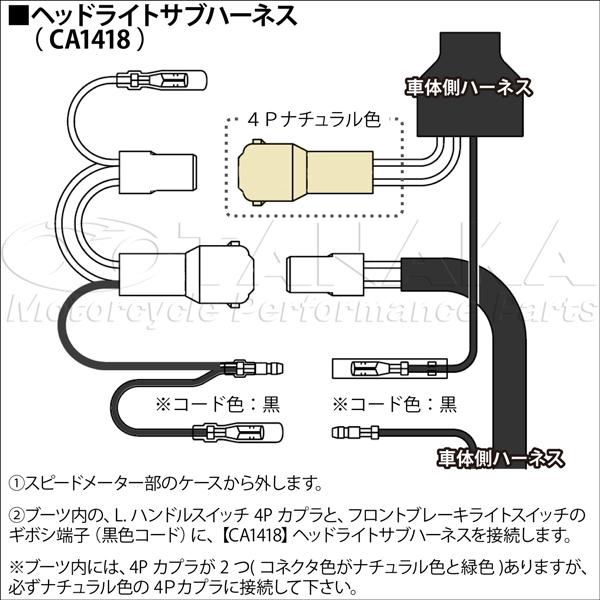 ホンダ（HONDA） 田中商会直営店】クロスカブ用LEDヘッドライトサブ