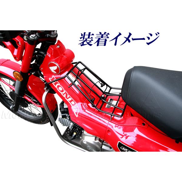 【一時欠品*】田中商会直営店】CT125ハンターカブ用ベトナムキャリア ブラック_センターキャリア｜redmotoparts｜02