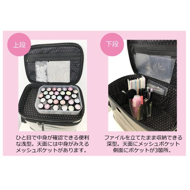 エリコネイル 黒崎えり子 Erikonail エリコネイル ネイルバニティバッグ ネイルバッグ ネイリスト 化粧品 収納 バッグ メイクボックス 大容量 コンパクト コス 227 Ek Evb2 コスメ ドラッグny 通販 Yahoo ショッピング