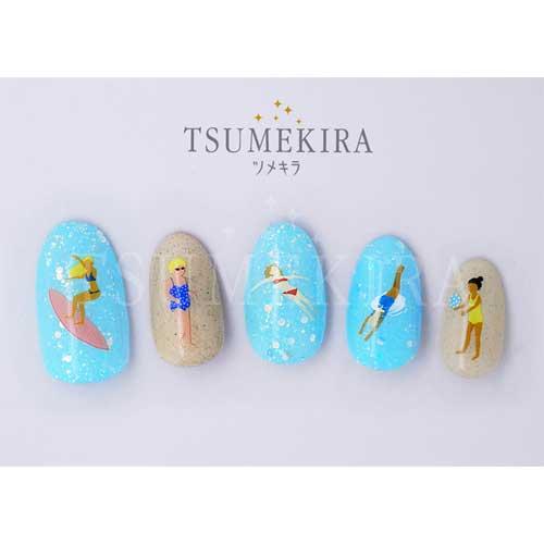 ツメキラ TSUMEKIRA flicka nail artsプロデュース14 seasons GIRLS Summer/シーズン ガールズ サマー メール便(ネコポス)対応 ニュアンス アニマル｜rednails｜05