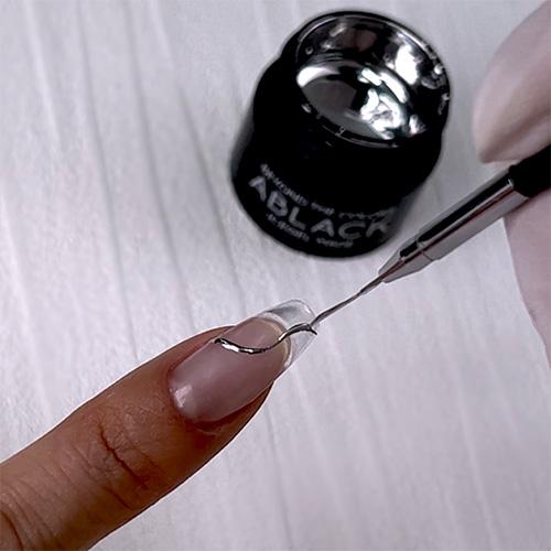 アイスジェル ICEGEL ABLACK ヘビーメタルジェル 3g S180 シルバー ICEGEL icegel あいすじぇる HEAVY METAL GEL メタリック｜rednails｜07