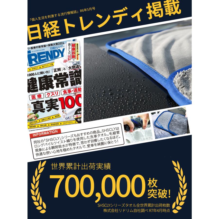 SHSCLY シスクレー 洗車セット 「拭き上げ用 マイクロファイバー