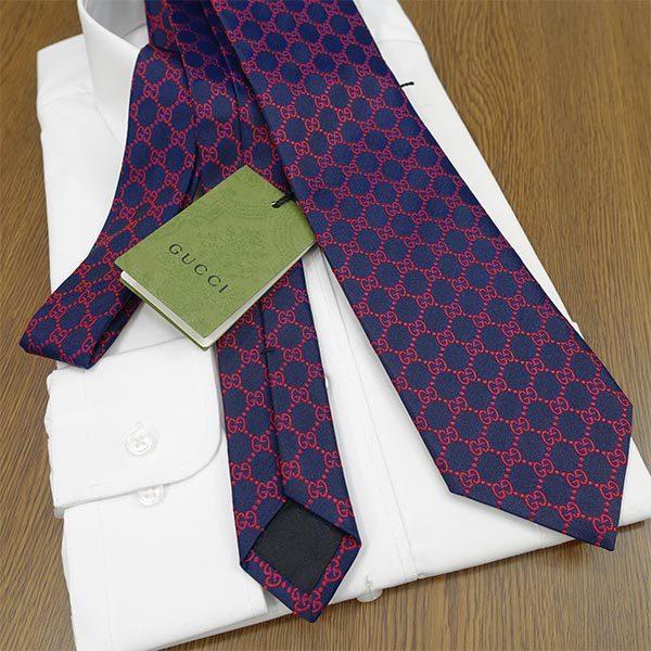 GUCCI（グッチ） ネクタイ GG柄(8cm) A40【ブランド・プレゼント