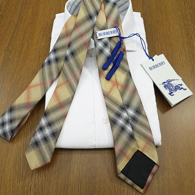 現行デザイン　burberry ネクタイ BURBERRY（バーバリー） ネクタイ ナローネクタイ BUR31 ベージュ系