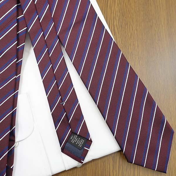 ZEGNA（ゼニア） エルメネジルド ネクタイ ボルドー/ネイビー EZB145