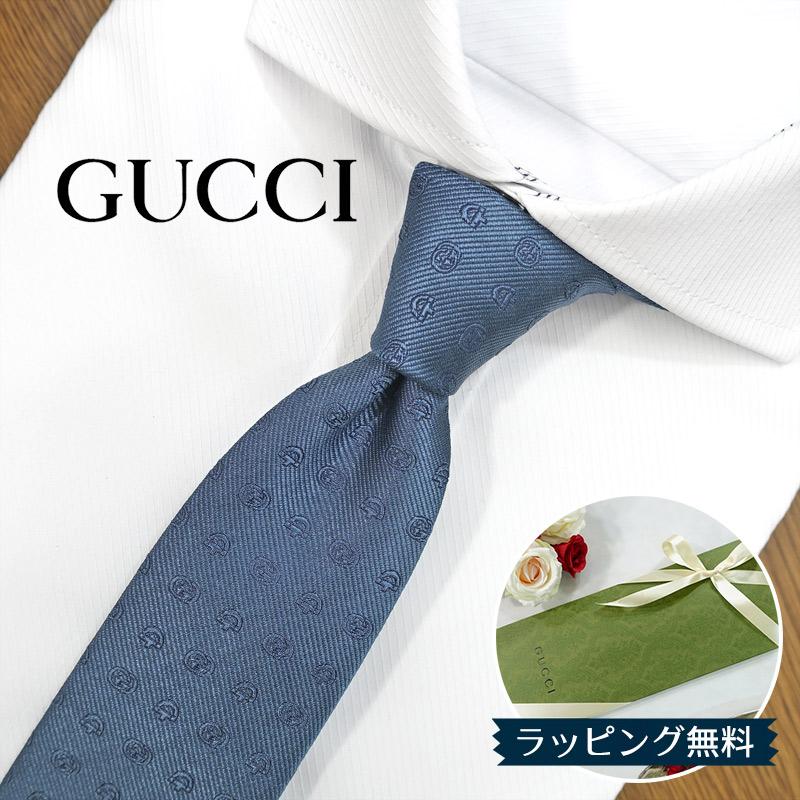 GUCCI（グッチ） ネクタイ GG柄(7.5cm) GG62【ブランド・プレゼント