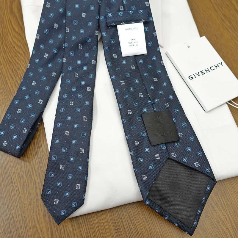新品 ジバンシイ GIVENCHY ネクタイ タイ ネイビーブルー GIVENCHY（ジバンシィ） ジバンシー ブランド ネクタイ GIV13 (8cm幅