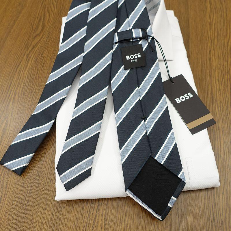 HUGO BOSS（ヒューゴ・ボス） ネクタイ(7.5cm幅）HB103 ネイビー