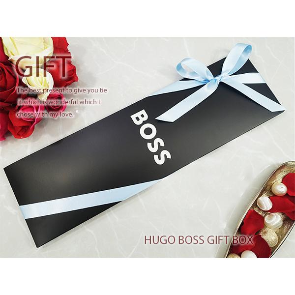 HUGO BOSS（ヒューゴ・ボス） ネクタイ(7.5cm幅）HB93 ネイビー/ピンク