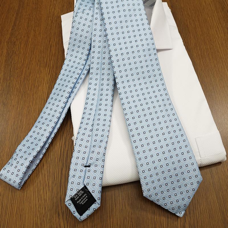 HUGO BOSS（ヒューゴ・ボス） ネクタイ(7.5cm幅）HB97 ベビーブルー