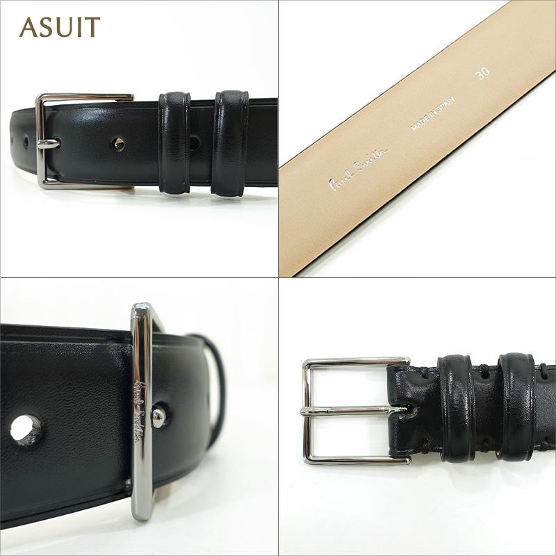 Paul Smith ポールスミス　ベルト 黒　M Paul Smith（ポール・スミス） ベルト メンズ ベルト ブラック