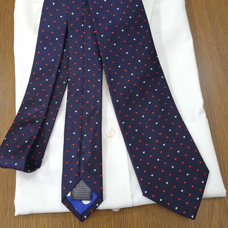 美品 Paul Smith ポールスミス ネクタイ 日本製 代表的デザイン Paul Smith（ポール・スミス） ネクタイ ブランド PS125 ネイビー