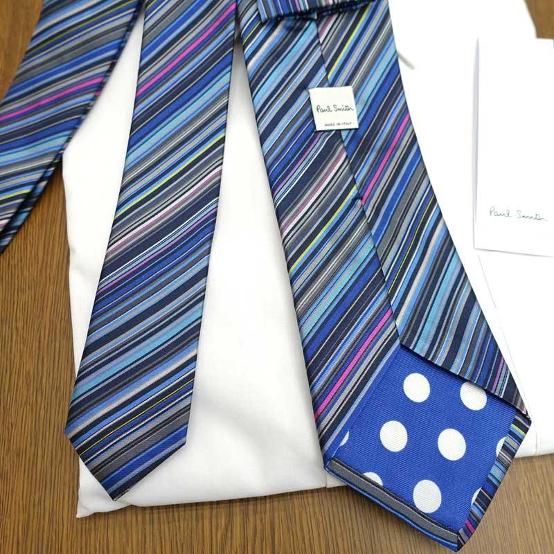 Paul Smith（ポール・スミス） ネクタイ ブランド PS2 ネイビー/ブルー