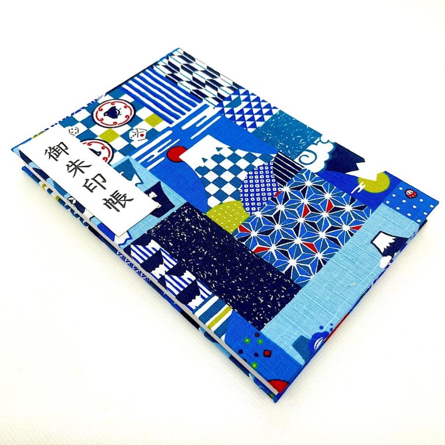 御朱印帳 大判【富士山】御城印帳 蛇腹タイプ 表題シール付き 送料無料