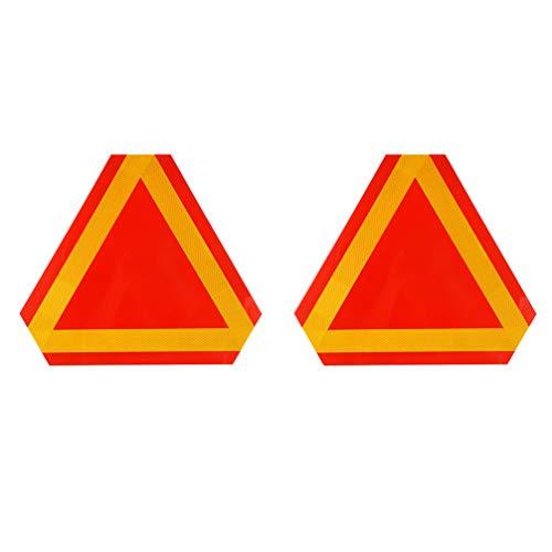 Ledmomo 反射板 三角 2枚組 低速車マーク 警告反射ボード 車用 リフレクター 後部 追突防止 赤 黄 トラック トラクター トレーラー Oiu34ee903e79 Red Shop Plus 通販 Yahoo ショッピング