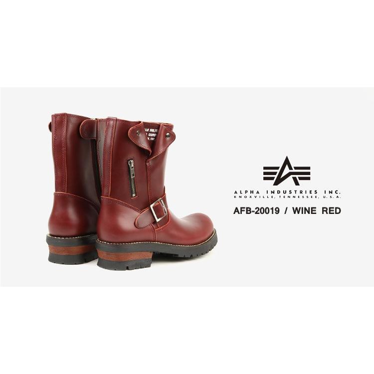 ALPHA INDUSTRIES アルファ 靴 インダストリーズ エンジニアブーツ AFB